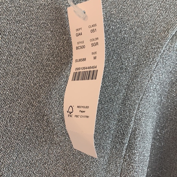 NWT J. Crew Lurex Twist Back Dress - Picture 10 of 15